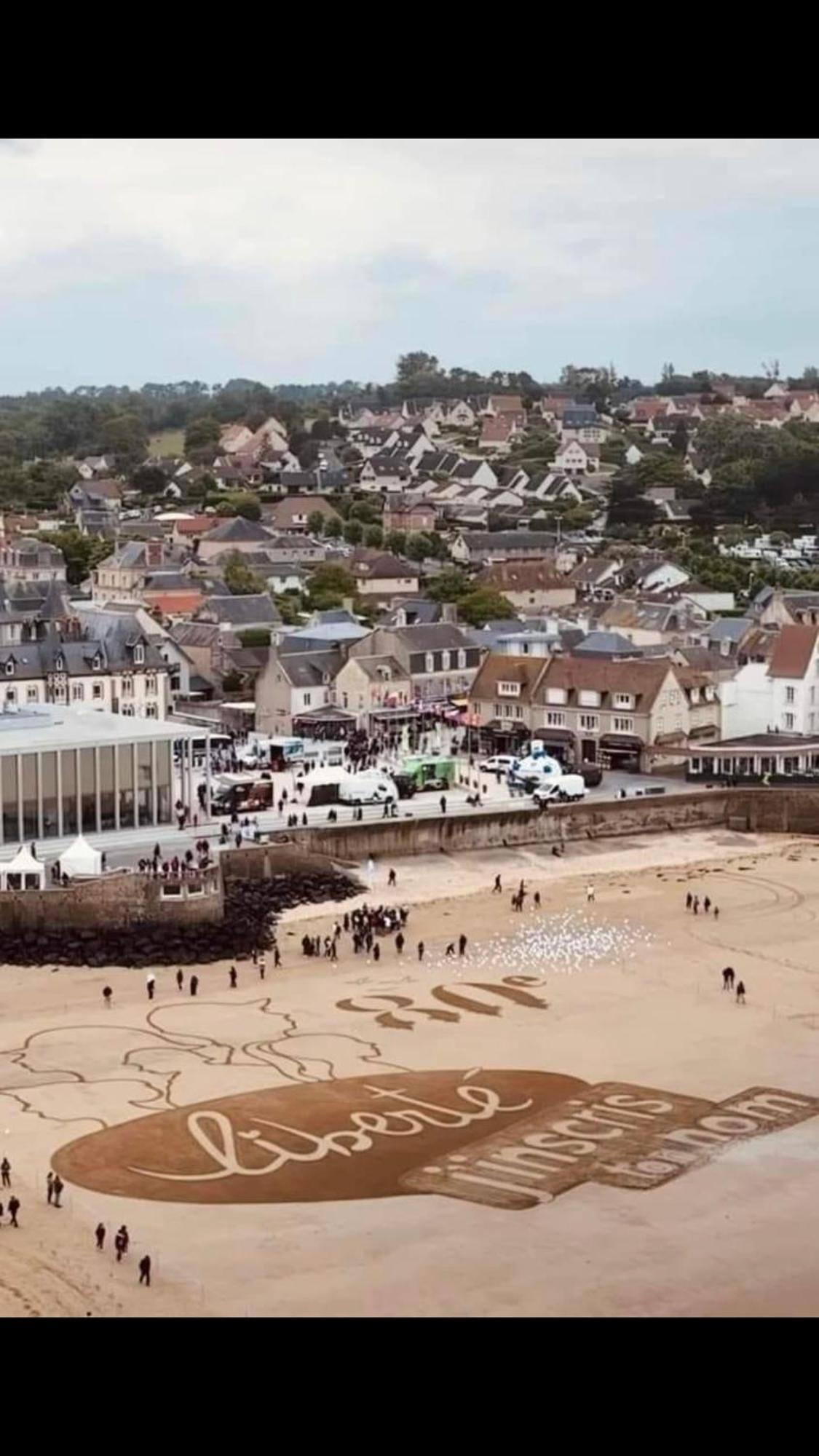 Appartamento Fenetres Sur Mer Arromanches Esterno foto