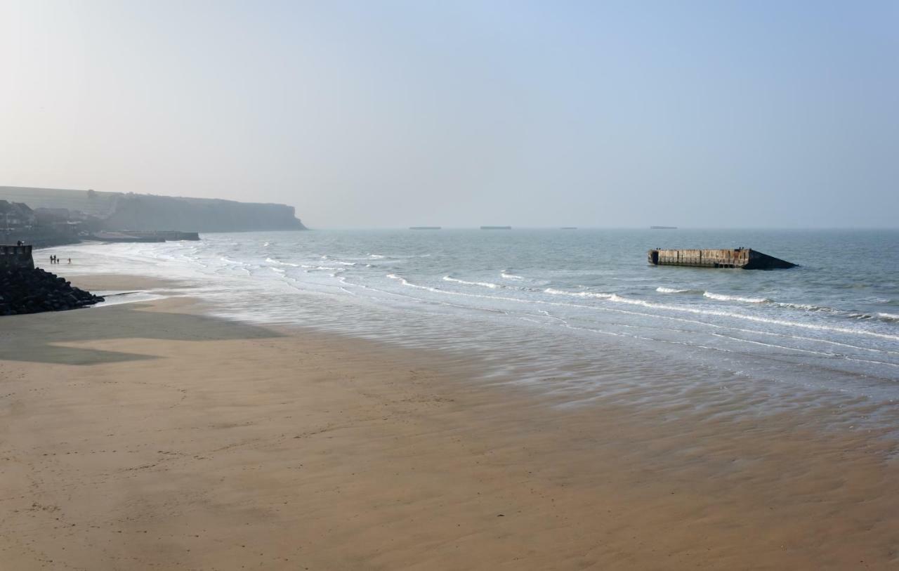 Appartamento Fenetres Sur Mer Arromanches Esterno foto